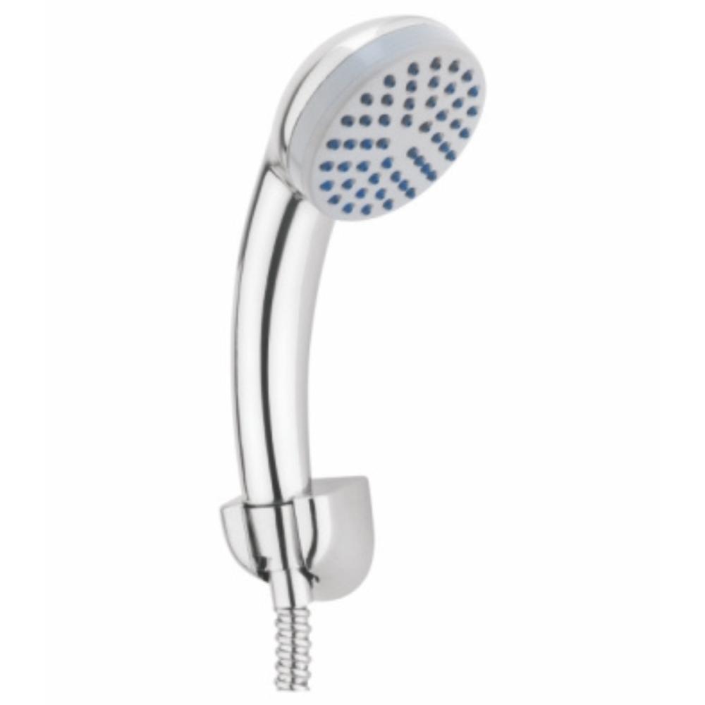 Single Flow Hand Shower with 1.5 Mtr. SS Flexible Hose & ABS Hook